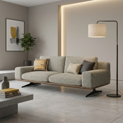 Sofa do Salonu Trzyosobowa Sofa Nowoczesna Sofa Tapicerowana Luksusowe Meble tapicerowane