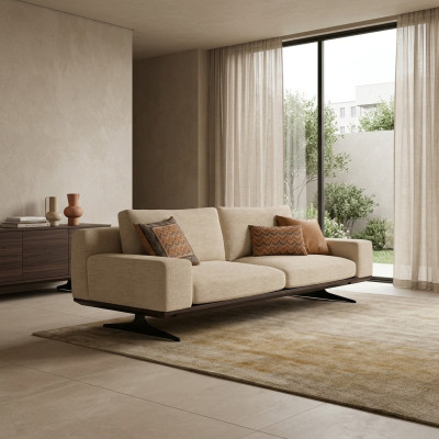Sofa do salonu trzyosobowa kanapa Włókienniczy Meble sofa tapicerowana designerskie meble