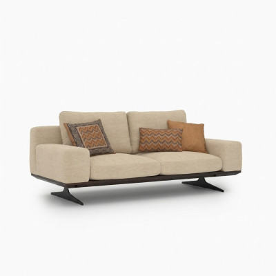 Nowoczesna sofa tapicerowana do salonu dwuosobowa sofa kanapa Włókienniczy designerskie meble