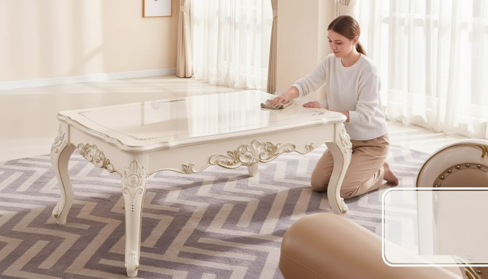 stolik kawowy w salonie chic design chic meble nowy luksus