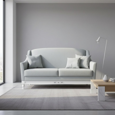 Sofa 2 miejsce do siedzenia Sofy Design Luxury Włókienniczy Drewno Podkładka Sofy dwuosobowe