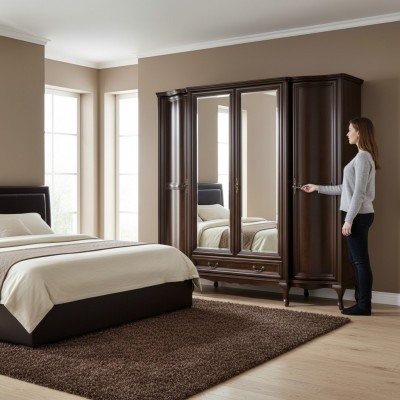 Szafa Szafa Luksusowe Drewno Szafki Meble Design Luksusowe Meble Sypialnia