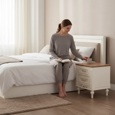 Stolik nocny royal Sypialnia konsola nocna Tabela Beistell Designer Meble Nowość