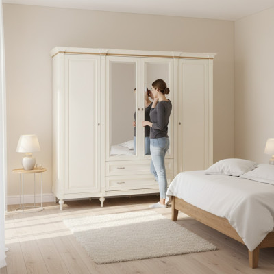 Szafy drewniane Sypialnia Meble Design Sypialnia Meble