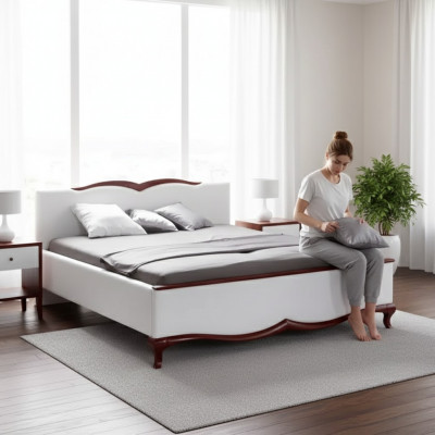 Designerskie łóżko łóżka tapicerowane Łóżko 160x200 podwójne łóżko Podwójne łóżko nowe