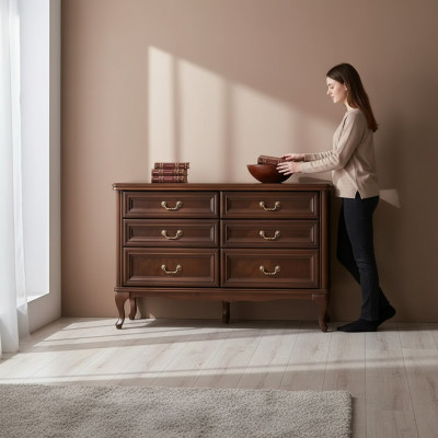 Kredens Szafki Drewno Komody Design Szafa Classic Meble Kredens