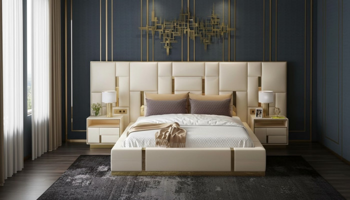 Kompletny Zestaw Sypialnia Meble 3 szt. Design Meble Szafki do spania