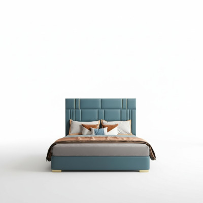 Sypialnia Zestaw Designer Luxury Grupa Ustawić Nowe Łóżko 2x Stolik nocny 3 szt.