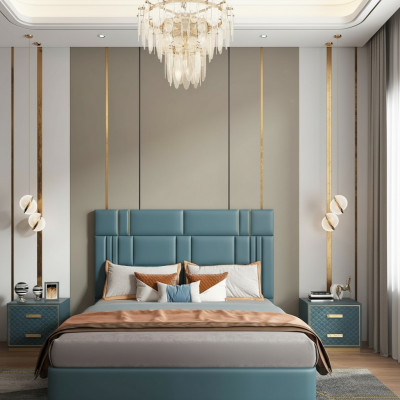 Luksusowa Sypialnia Łóżko Design Podkładka Double Hotel bed Meble 180x200