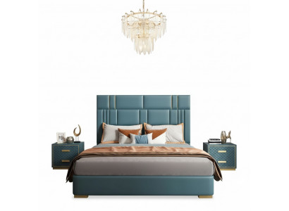 Luksusowa Sypialnia Łóżko Design Podkładka Double Hotel bed Meble 180x200