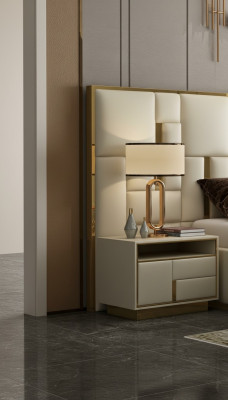 Design Stolik nocny konsola Side stoły Sleep Pokój Drewno Luksusowe Konsole Nowe