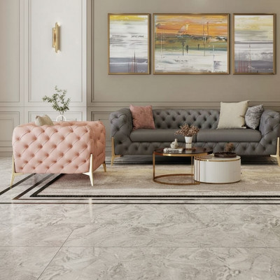 Zestaw sofowy 3+1 miejsce do siedzenia Zestaw Design Sofy Podkładka Skóra Relaks Modern Meble