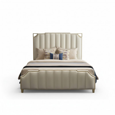 Łóżko Design Podwójne łóżko Luxus łóżko Podkładka Sypialnia Meble 180x200