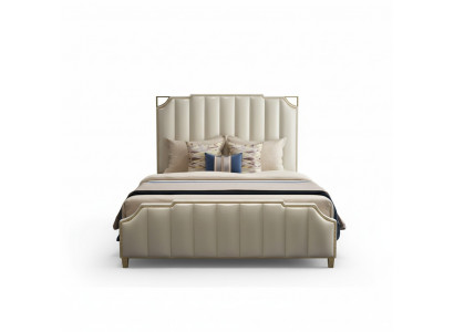 Łóżko Design Podwójne łóżko Luxus łóżko Podkładka Sypialnia Meble 180x200