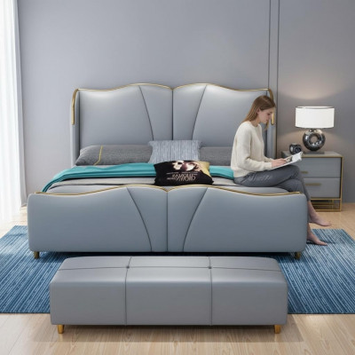 Design Blue 2x Stolik nocny Stoliki boczne Sypialnia Drewno luksusowe konsole