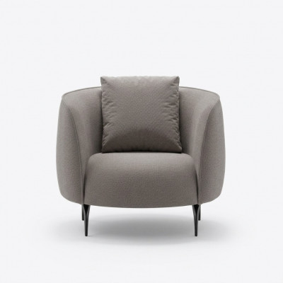 Taupe Modern Fotel Salon Jednomiejscowy Luksusowy Design Podkładka Meble Lounge