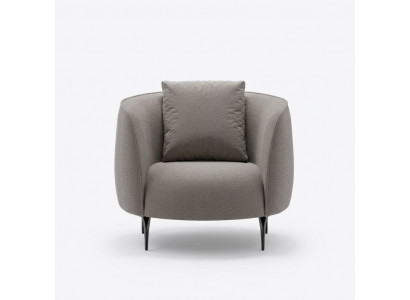 Taupe Modern Fotel Salon Jednomiejscowy Luksusowy Design Podkładka Meble Lounge