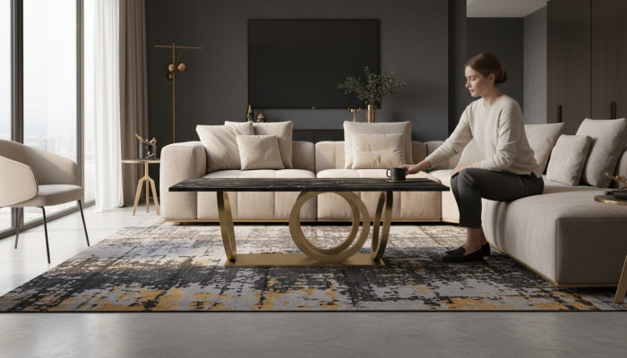 Luksusowy Nowoczesny Marmurowy Stół obiadowy Meble jadalnia Design stoły 200x100