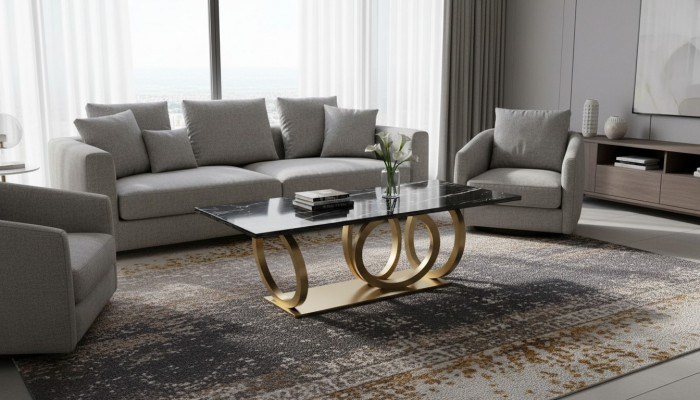Luksusowy Nowoczesny Marmurowy Stół obiadowy Meble jadalnia Design stoły 200x100