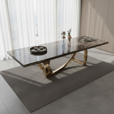 Duży Elegancki Stół obiadowy jadalnia Meble Nowoczesny Design Stylowy Nowość