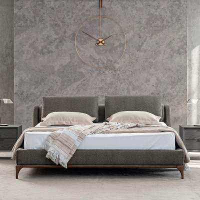 łóżko Sypialnia Czarny Luxury Design Podkładka Łóżko Designer Meble Nowość
