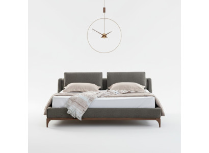 łóżko Sypialnia Czarny Luxury Design Podkładka Łóżko Designer Meble Nowość
