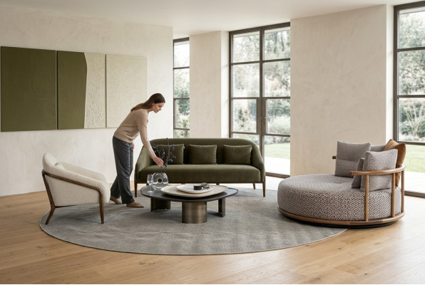 Design Zestaw do Salonu 3+3+1 Zestaw sofowy Luksusowe Nowoczesne Meble