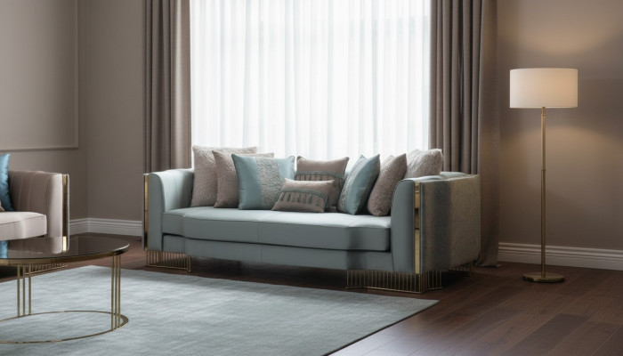 Turkis Kanapa Trzyosobowa Kanapa Meble Sofa Eleganckie wyposażenie willi