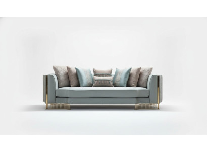 Turkis Kanapa Trzyosobowa Kanapa Meble Sofa Eleganckie wyposażenie willi