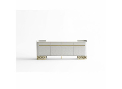 Kredens Luksusowy Nowoczesny Design Salon Wysokiej Jakości Meble Kredens Lustro 2-częściowe