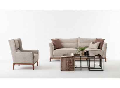 Nowoczesna Sofa 3+1 Fotel Zestaw sofowy Meble do Salonu Meble