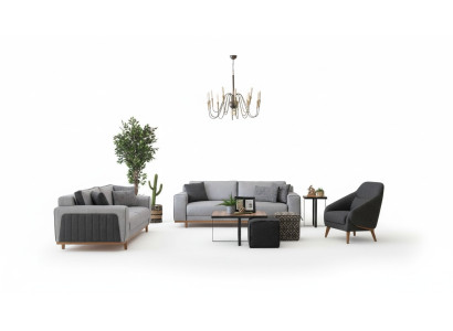 Luksusowy Zestaw sofowy 3+2+1 Nowoczesna Kanapa Sofa Podkładka Design Lounge Meble