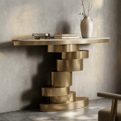 Stół konsolowy Designer Drewno Tabela konsola Stoły konsolowe konsola Meble