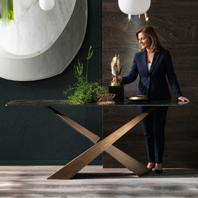 Konsole Designerskie Luksusowe Meble do Salonu Drewno Tabela Frisier stoły Nowe