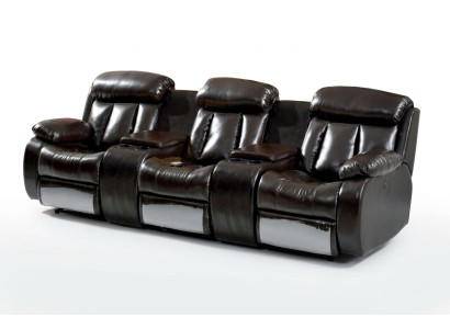 Opracowana sofa do salonu 3 miejsce do siedzenia meble do salonu sofa deluxe brązowa