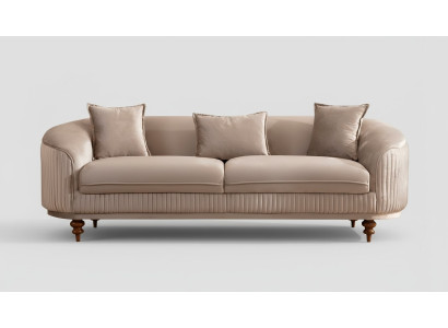 Sofa 3 miejsce do siedzenia Design Sofy Podkładka Modern Siedziba Materiał New Meble Couch