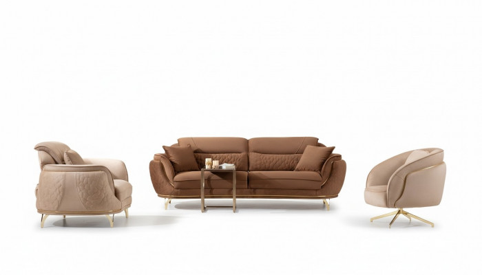 Zestaw sofowy 3 3 1 miejsce do siedzenia Material Couches Podkładka Ustawić Sofy Design
