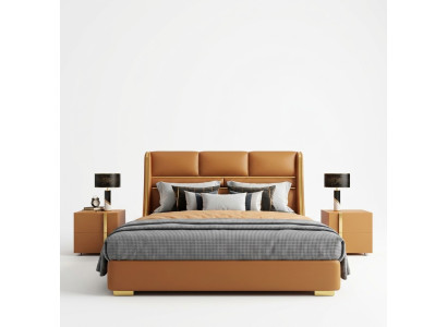 Podwójne łóżko Sypialnia Łóżko Luxury Meble Double Hotel Meble 180x200
