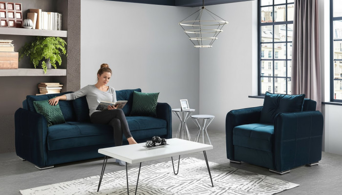 Zestaw sofowy 3+1 miejsce do siedzenia Fotel Ustawić Modern Relaks Fotel Meble Luxus