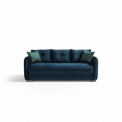 Sofa do Salonu 3 miejsce do siedzenia Design Style Meble Relaks Sofa 3-osobowa Nowoczesne Sofy Niebieskie Nowość
