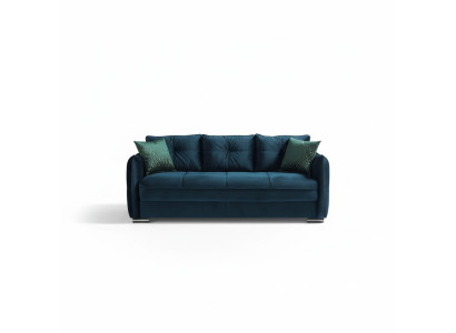 Sofa do Salonu 3 miejsce do siedzenia Design Style Meble Relaks Sofa 3-osobowa Nowoczesne Sofy Niebieskie Nowość