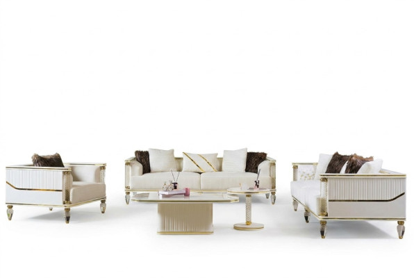 Zestaw sofowy 3+3+1 miejsce do siedzenia Fotel Ustaw Modern Relaks Fotel Meble Nowe