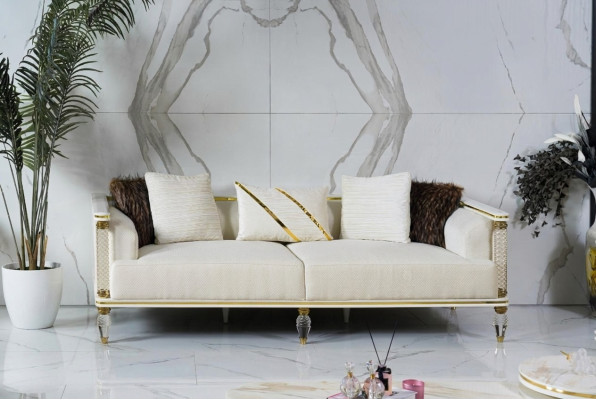 Sofa 3 miejsce do siedzenia Design Sofy Podkładka Couchen Relaks Siedziba Meble Modern Relaks
