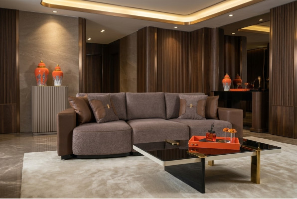 Sofa 3 miejsce do siedzenia Design Sofy Podkładka Couchen Relaks Siedziba Meble Modern New