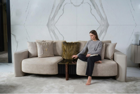 Sofa 2 miejsce do siedzenia Design Sofy Podkładka Couchen Relaks Siedziba Meble Modern New