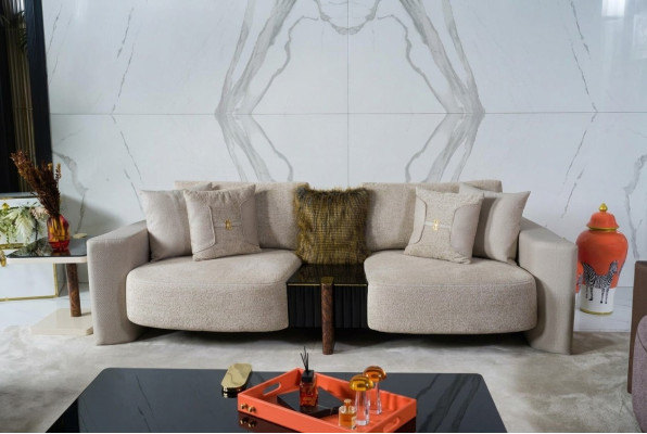 Sofa 2 miejsce do siedzenia Design Sofy Podkładka Couchen Relaks Siedziba Meble Modern New