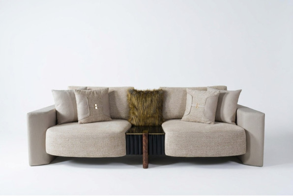 Sofa 2 miejsce do siedzenia Design Sofy Podkładka Couchen Relaks Siedziba Meble Modern New