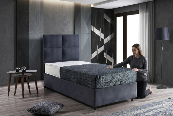 Łóżko Design łóżko Luxury Material Podkładka Sypialnia Meble 90x190 Modern