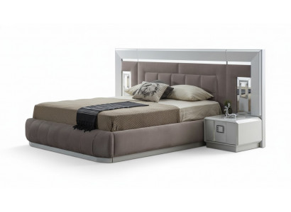 Sypialnia Zestaw Luksusowe Kompletne Łóżko 2x Stolik nocny Modern Meble 3-częściowe Nowość