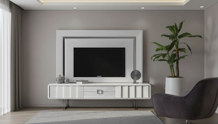Luksusowa jednostka ścienna Living Room Rama szafa RTV ścienna Szafa Modern